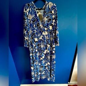 Floral Maxi Wrap Dress